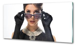 Panel lacobel Žena s brýlema pksh-101939055