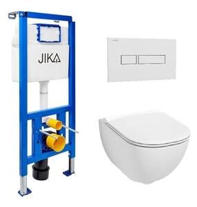 Závěsný WC set do lehkých stěn / předstěnová Jika Mio-N KMPLBID
