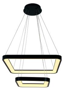 Brilagi - LED Stmív. lustr na lanku FALCON SLIM LED/78W/230V 50x50 cm černá + DO
