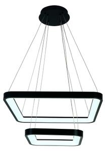 Brilagi - LED Stmív. lustr na lanku FALCON SLIM LED/78W/230V 50x50 cm černá + DO