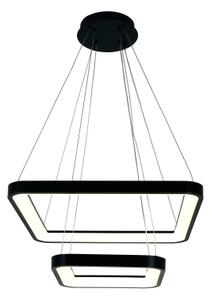 Brilagi - LED Stmív. lustr na lanku FALCON SLIM LED/78W/230V 50x50 cm černá + DO