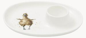 Talíř na vejce z kostního porcelánu Duck