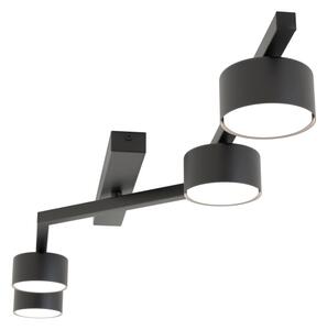 Stropní svítidlo SKAN 4xGX53/12W/230V černá