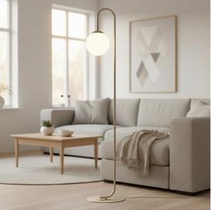 Stojací lampa FLOR 1xE14/10W/230V béžová