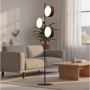 Stojací lampa DRUMZ 3xE14/10W/230V černá/šedá