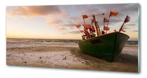 Panel lacobel Rybářská loď pláž pksh-102494694
