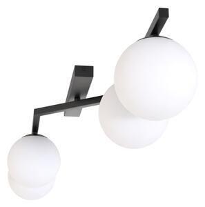 Stropní svítidlo NATON 4xE14/10W/230V černá/bílá
