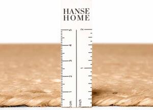 Koberec Hanse Home Jute Braided Rangpur naturální / zlatý ovál