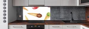 Skleněný panel do kuchyně Zmrzlina pksh-102781305