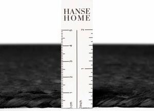 Koberec Hanse Home Jute Braided Rangpur černý ovál