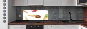 Skleněný panel do kuchyně Zmrzlina pksh-102781305