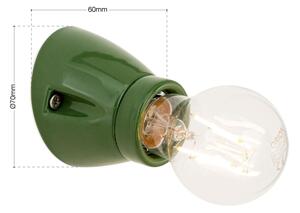 Orion - Nástěnné svítidlo FROST 1xE27/60W/230V zelená