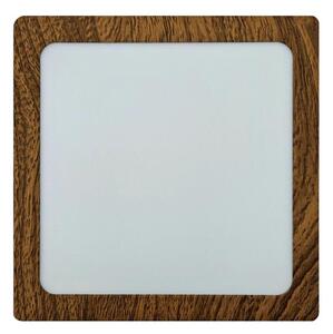 LED Stropní svítidlo BLOCK LED/12W/230V 4200K 16,3x16,3 cm hnědá