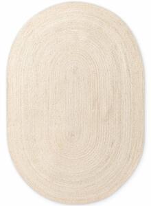 Koberec Hanse Home Jute Braided Rangpur naturální / sloní kost ovál