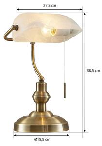Lindby Profina, stolní lampa, bronz