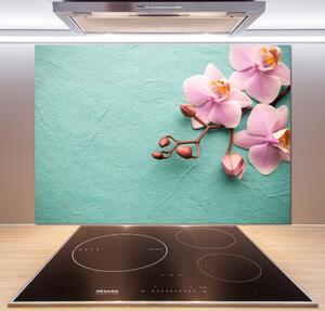 Skleněný panel do kuchynské linky Orchidej pksh-102905480