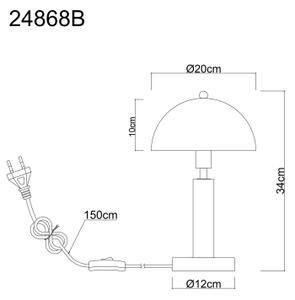Globo 24868B - Stolní lampa JANIE 1xE14/40W/230V