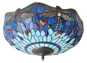 Endon 70722 - Stropní svítidlo Tiffany DRAGONFLY 2xE27/60W/230V pr. 41 cm