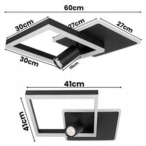 LED Stropní svítidlo LED/38W/230V + 1xGU10/30W černá