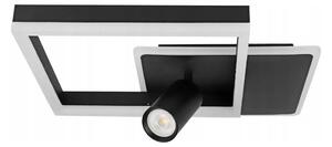 LED Stropní svítidlo LED/38W/230V + 1xGU10/30W černá