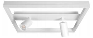 LED Stropní svítidlo LED/38W/230V + 2xGU10/30W bílá