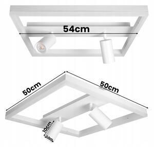 LED Stropní svítidlo LED/38W/230V + 2xGU10/30W bílá