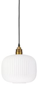 Lustr na lanku HECTOR 1xE27/15W/230V bílá/mosaz pr. 25 cm