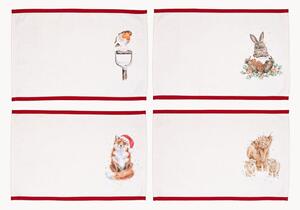Sada prostírání Frost-Kissed Friends, 4 díly