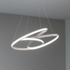 LED Stmívatelný lustr na lanku LED/85W/230V 3000-6500K pr. 49 cm + DO