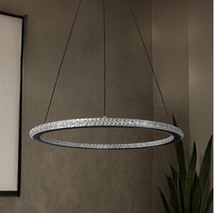 LED Stmívatelný lustr na lanku LED/90W/230V 3000-6500K pr. 60 cm + DO