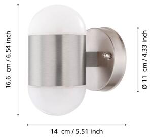 Eglo 75392 - LED Venkovní nástěnné svítidlo MEROLA 2xLED/3,7W/230V IP44 m. chrom
