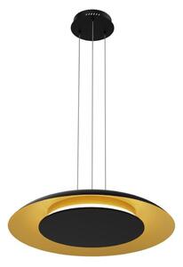 LED Lustr na lanku PIATTINO LED/30W/230V 2700/3200/4000K pr. 40 cm černá/zlatá