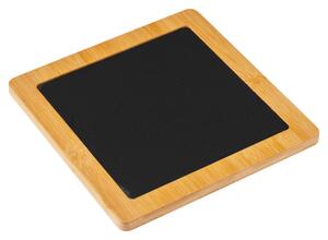 Wenko Bambusové prkénko s břidlicovou aplikací (čtverec 25 cm) (100376154002)