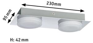 Paulmann 70883 - 2xLED/4,7W IP23 Koupelnové nástěnné svítidlo DORADUS 230V