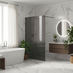 Sprchová zástěna Rea Flexi Grey / Titan 140