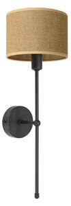 Nástěnná lampa MADELA 1xE14/40W/230V juta/černá