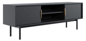TV stolek/skříňka Vuvaso (černá + zlatá). 1097120