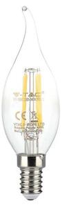 LED Žárovka FILAMENT E14/4W/230V 3000K