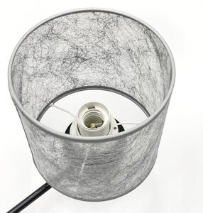 Lustr na řetězu ROSA 3xE27/60W/230V černá/šedá