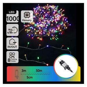 Aigostar - LED Venkovní vánoční řetěz 1000xLED/8 funkcí 53m IP44 multicolor