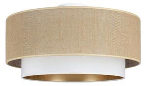 Stropní svítidlo SARTA 1xE27/60W/230V pr. 45 cm bílá/juta