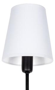 Lustr na tyči MADELA 5xE14/40W/230V bílá/černá