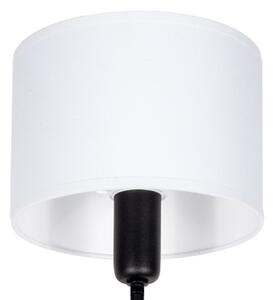 Lustr na tyči MADELA 5xE14/40W/230V bílá/černá