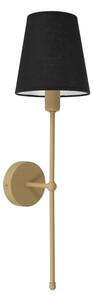 Nástěnná lampa MADELA 1xE14/40W/230V černá/béžová