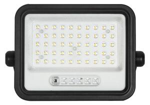LED Stm. solární reflektor LED/100W/3,2V IP65 5000 mAh černá + dálkové ovládání