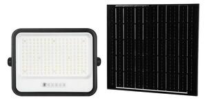LED Stm. solární reflektor LED/400W/3,2V IP65 20000 mAh černá + dálkové ovládání