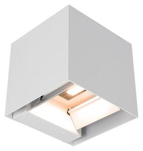 LED Solární nástěnné svítidlo se senzorem LED/9W/5V IP65 2600 mAh bílá