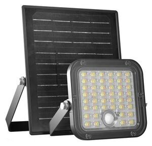 LED Solární reflektor se senzorem LED/10W/3,7V 4000K IP65 3600 mAh + DO