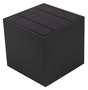 LED Solární nástěnné svítidlo se senzorem LED/9W/5V IP65 2600 mAh antracit