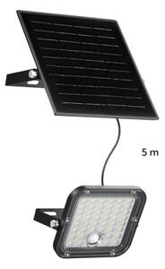 LED Solární reflektor se senzorem LED/10W/3,7V 4000K IP65 3600 mAh + DO